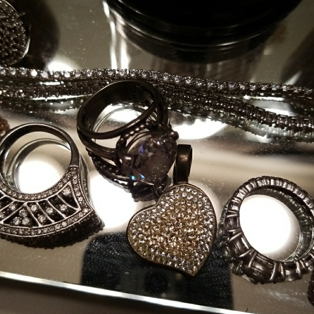 Silver .925 charm with Swarovski Crystals